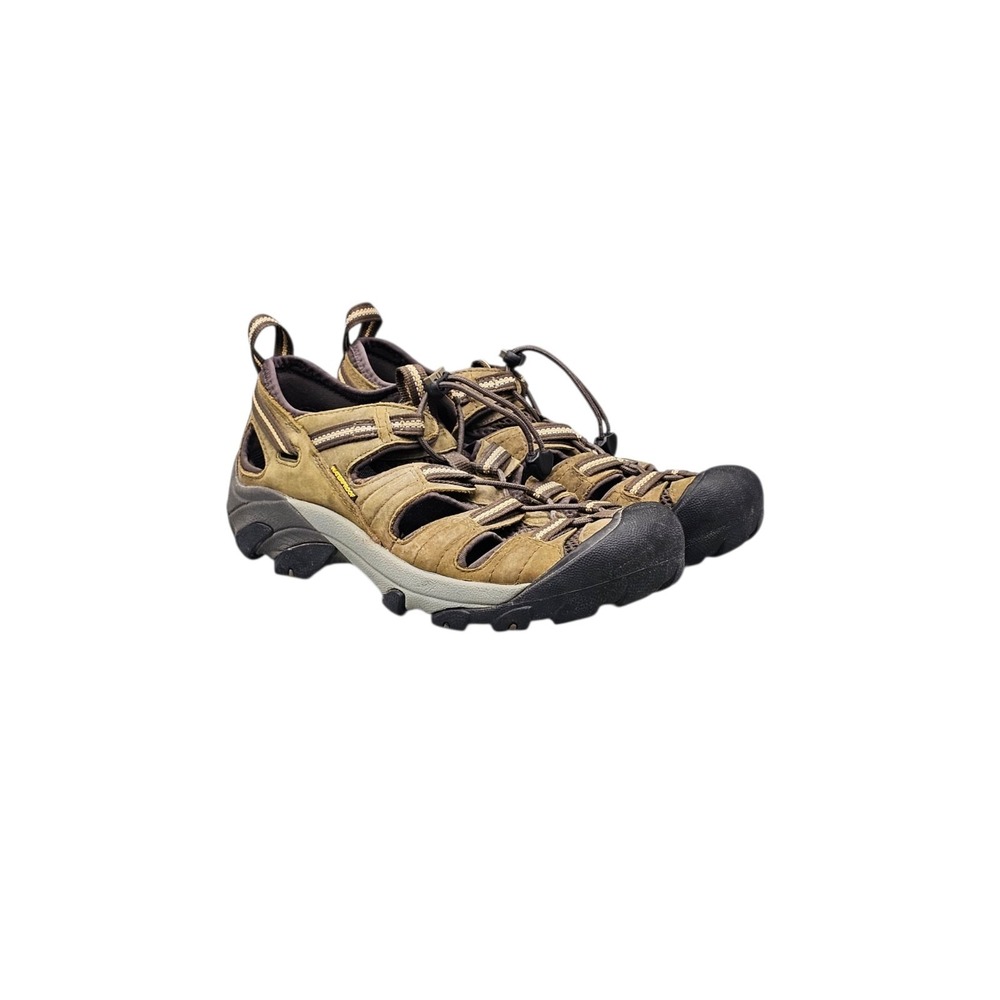 KEEN Men's Size 8.5 GUC Arroyo II Brown Waterproof Closed-Toe Hiking Sandals